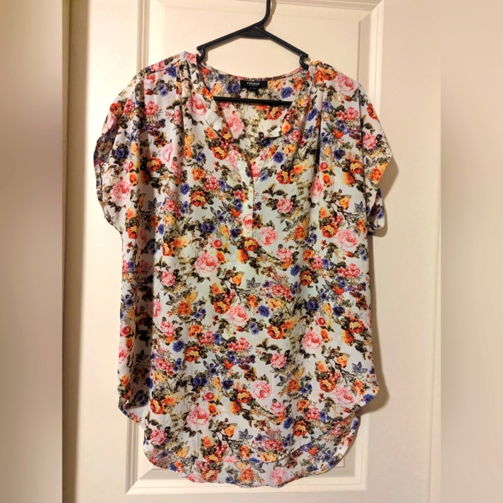 Premise Studio floral shell blouse